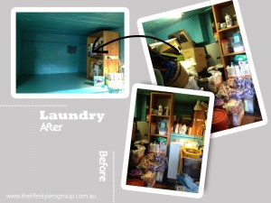 Laundry Before & After Our Declutter