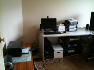 Office after hour declutter and home organisation