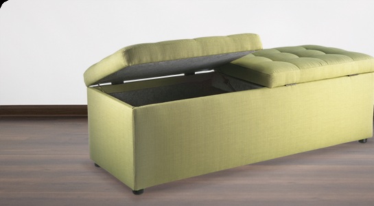 Declutter and organise the spare room Ottaman Bench Storage