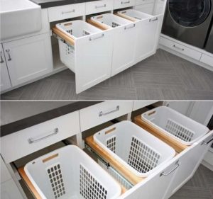 Baskets to help keep your laundry organised