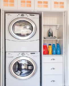 Space saving ways to organise your laundry