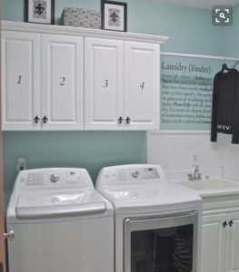 Organise my laundry with cupboards